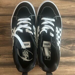 Vans Black and White Checkerboard Shoes